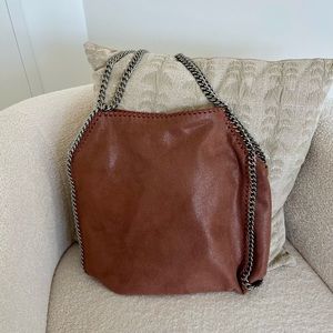 Stella McCartney Small Falabella Shaggy Deer Faux Leather Tote
